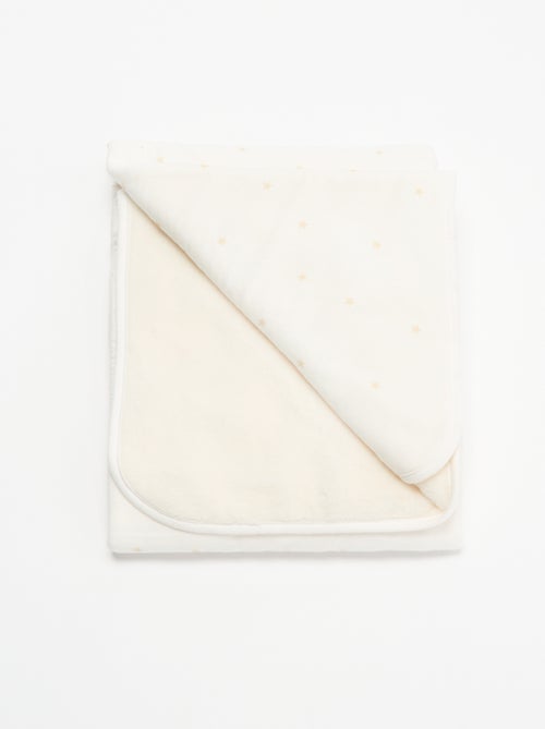 Couverture imprimée en polaire - Kiabi