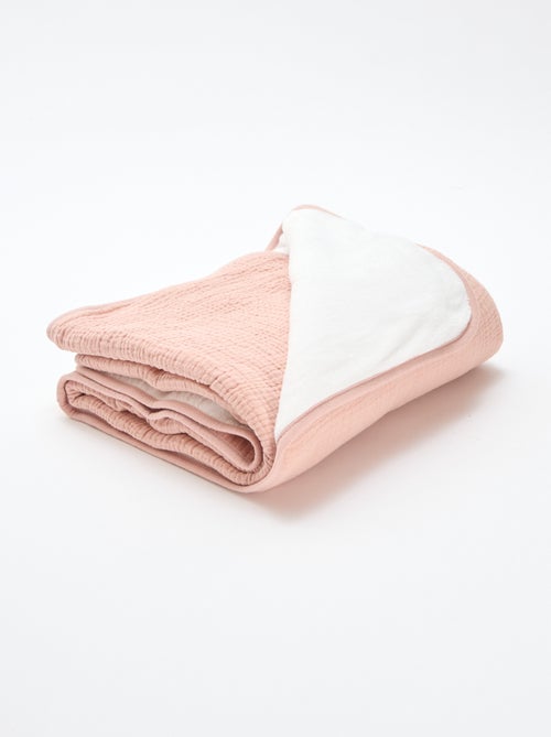 Couverture lange en gaze de coton - Kiabi