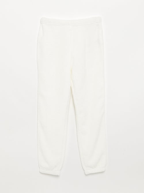 Cozy Coral Fleece Pajama Set - Sweatshirt & Pants - Kiabi