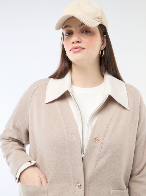 Cozy Knit Cardigan - Kiabi