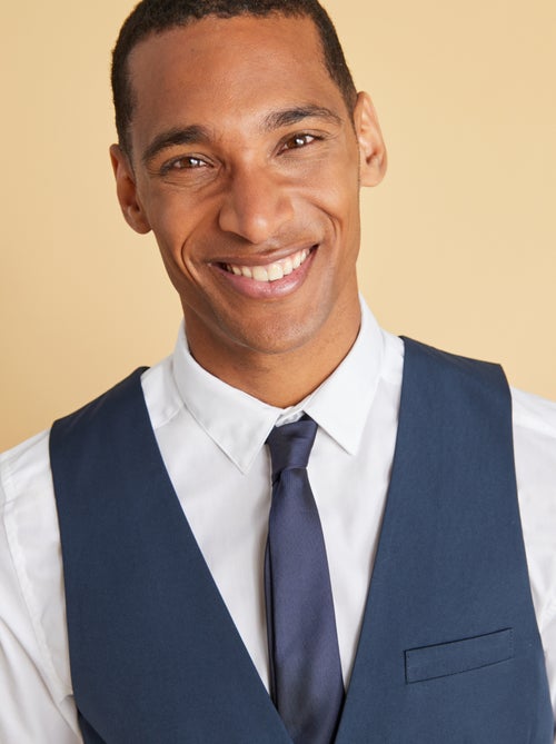 Cravate unie texturée - Kiabi