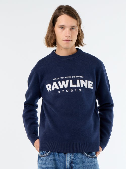Crew neck sweater with lettering - Kiabi Crew neck sweater with lettering - Kiabi
