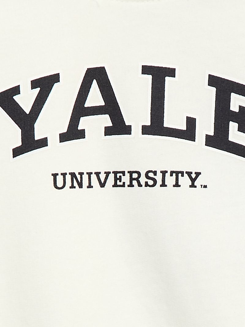 Crew neck 'Yale' sweatshirt Grey - Kiabi