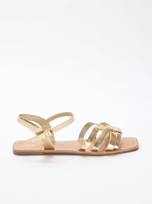 Criss-Cross Strap Sandals - Kiabi