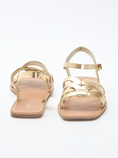 Criss-Cross Strap Sandals - Kiabi