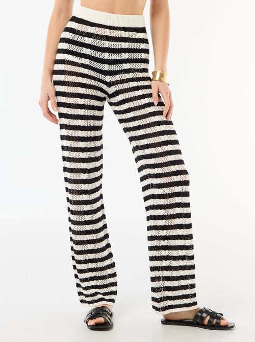 Crochet Knit Beach Pants - Kiabi