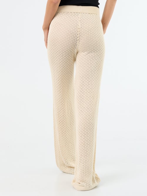 Crochet Knit Beach Trousers - Kiabi