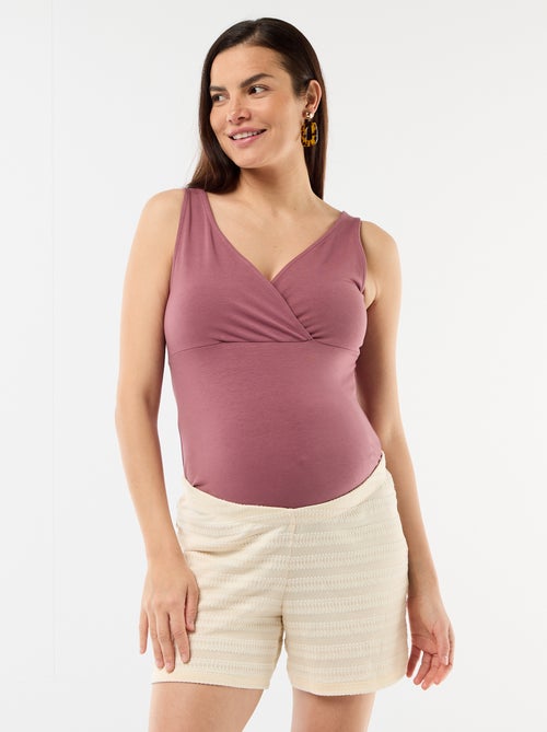 Crochet maternity shorts - Kiabi