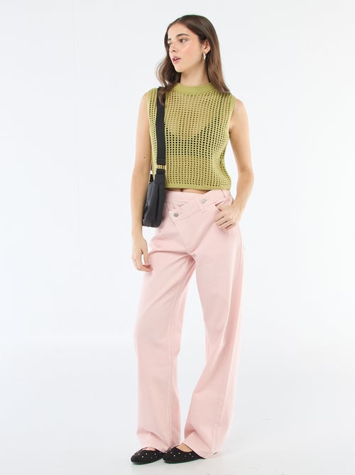 Crochet Sleeveless Top - Kiabi