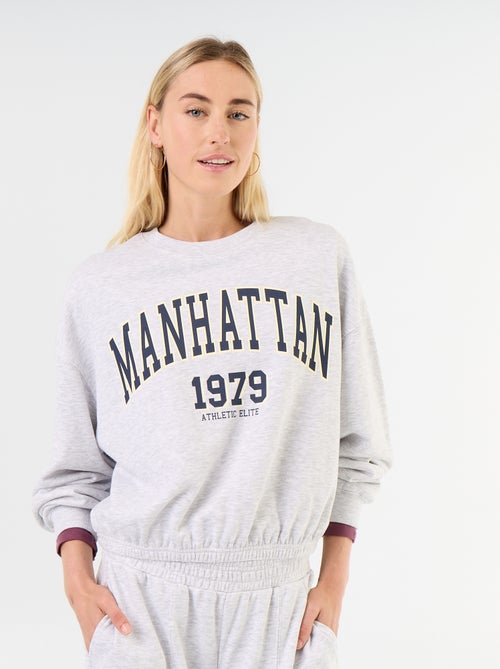 Crop Top Sweatshirt - Kiabi