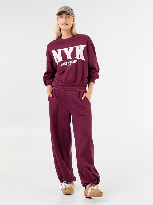Crop Top Sweatshirt - Kiabi