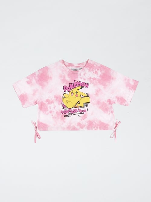 Cropped "Pokémon" print t-shirt - Kiabi