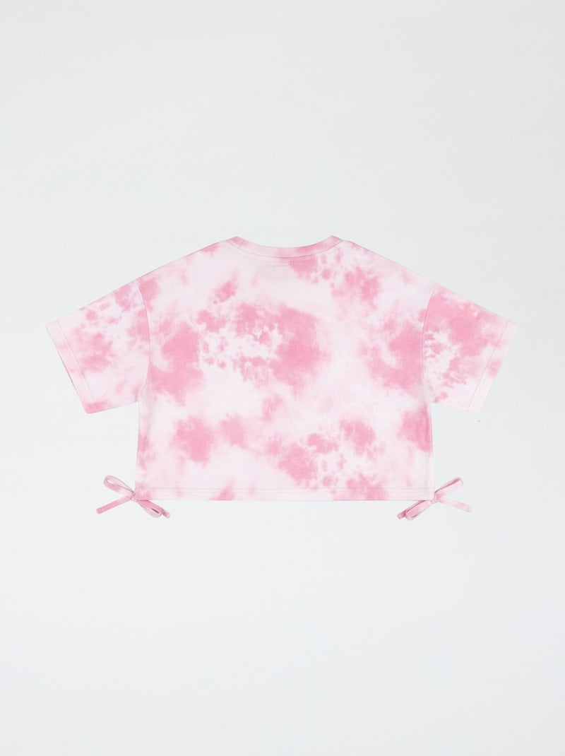Cropped "Pokémon" print t-shirt Pink - Kiabi
