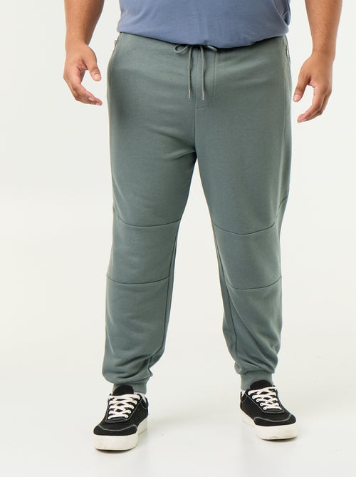 Cuffed Joggers with Zip Pockets - Kiabi