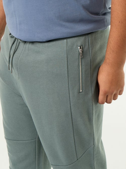 Cuffed Joggers with Zip Pockets - Kiabi