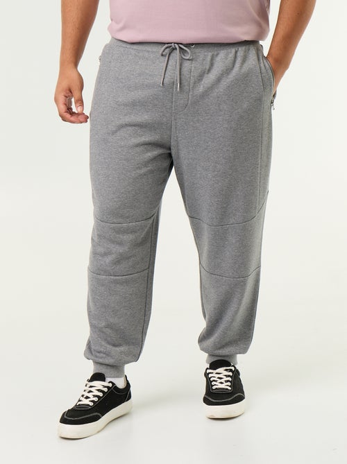 Cuffed Joggers with Zip Pockets - Kiabi