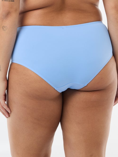 Culotte a vita alta con pizzo - Kiabi