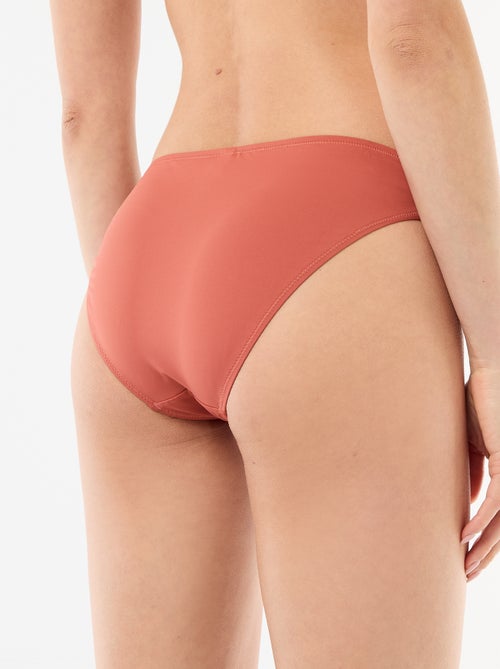 Culotte de bain avec bords macramé - Kiabi