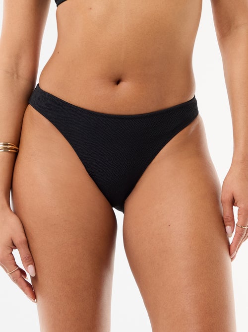 Culotte de bain en maille gaufrée - Kiabi