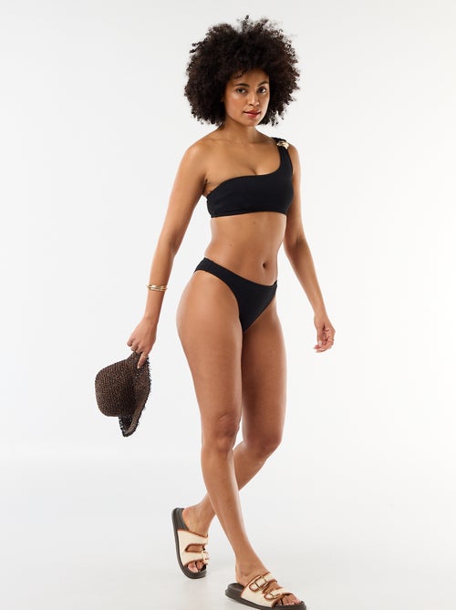 Culotte de bain en maille gaufrée - Kiabi