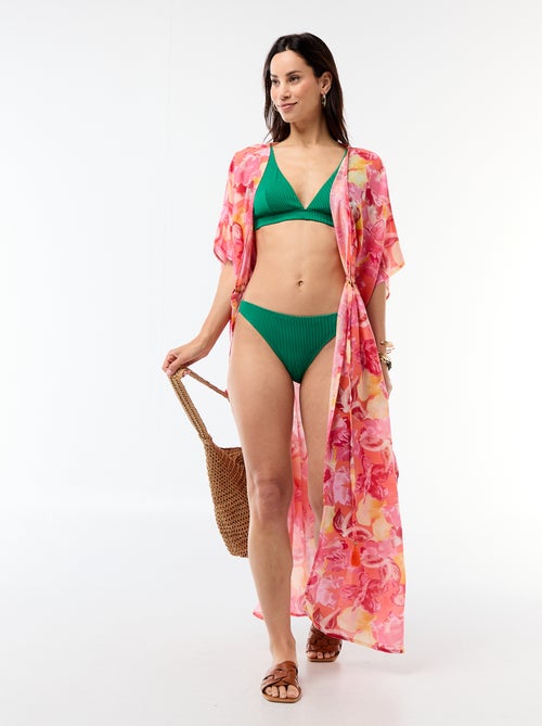 Culotte de bain en maille texturée - Kiabi