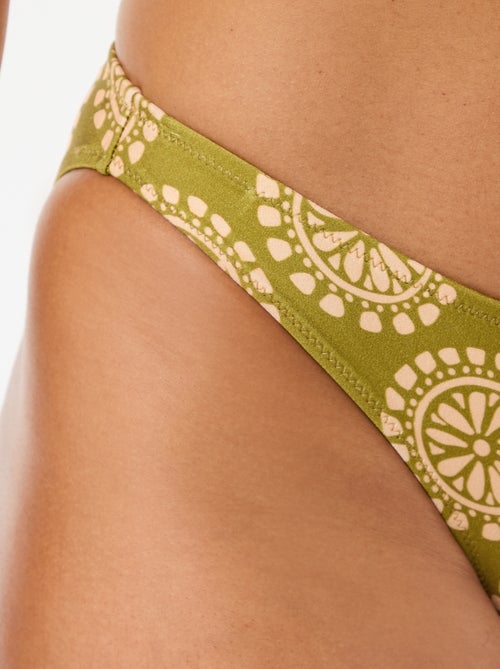 Culotte de bain en microfibre imprimée - Kiabi