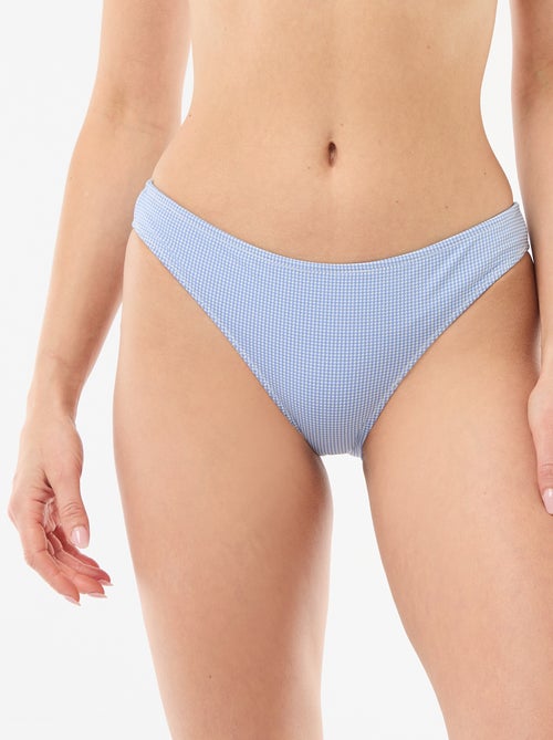 Culotte de bain imprimé vichy - Kiabi