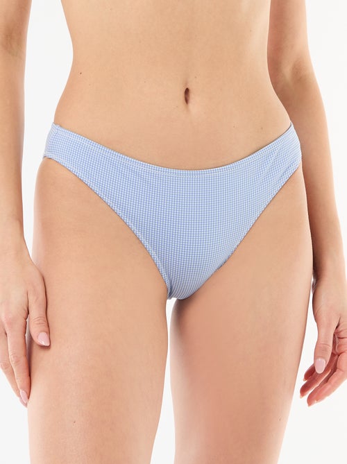 Culotte de bain imprimé vichy - Kiabi