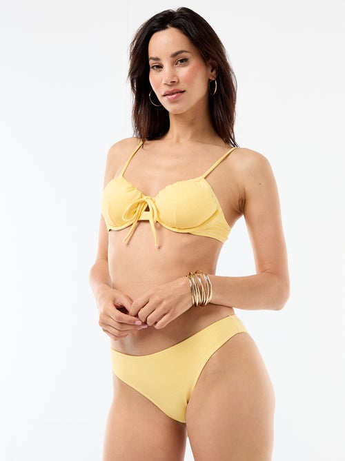 Culotte de bain imprimé vichy - Kiabi