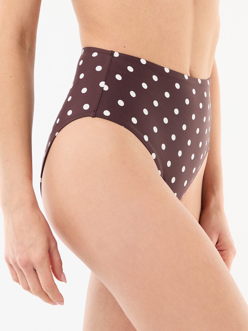 Culotte de bain shapewear taille haute Rouge - Kiabi