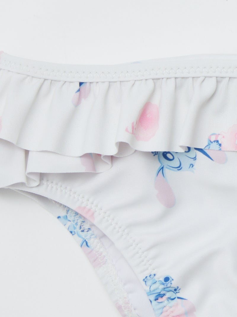 Culotte de bain volantée 'Stitch' BLANC - Kiabi