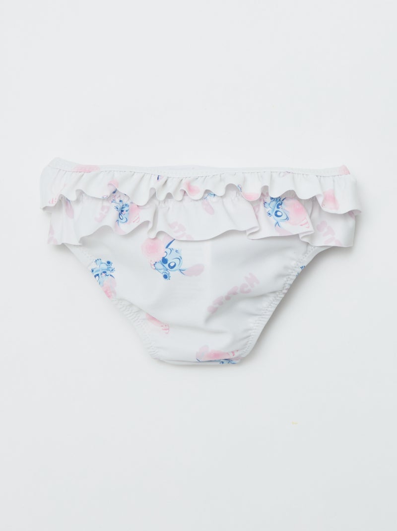 Culotte de bain volantée 'Stitch' BLANC - Kiabi