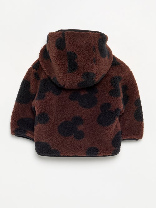 Daunenjacke 'Disney' 'Mickey' in Lammfell-Optik - Kiabi