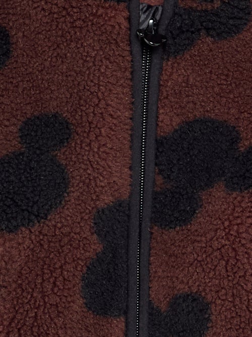 Daunenjacke 'Disney' 'Mickey' in Lammfell-Optik - Kiabi