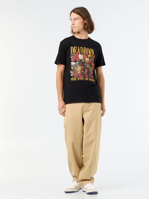 "Deadpool" "Marvel" Short-Sleeved T-Shirt - Kiabi