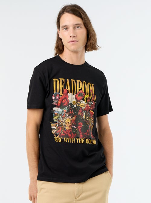 "Deadpool" "Marvel" Short-Sleeved T-Shirt - Kiabi