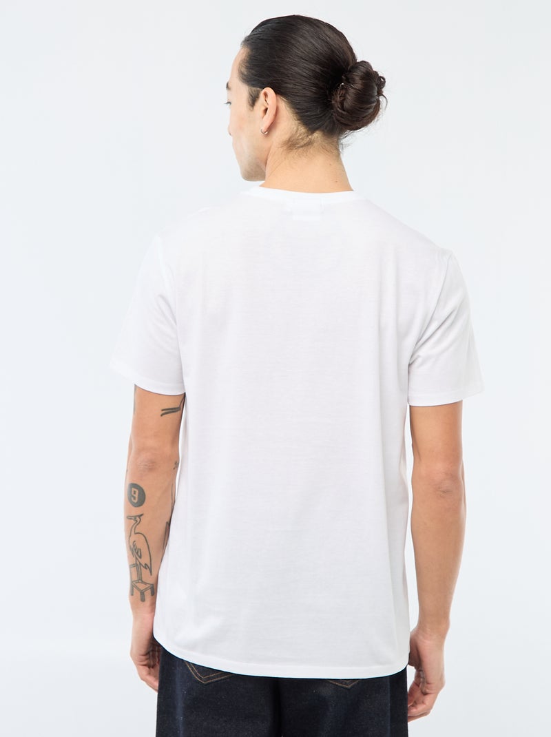 "Deadpool" "Marvel" T-shirt White - Kiabi