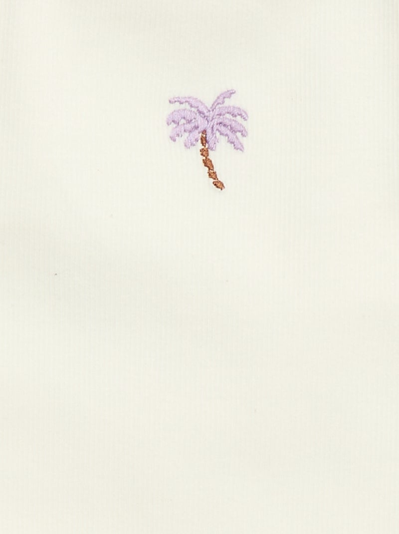 Débardeur à emmanchure américaine Blanc - Kiabi