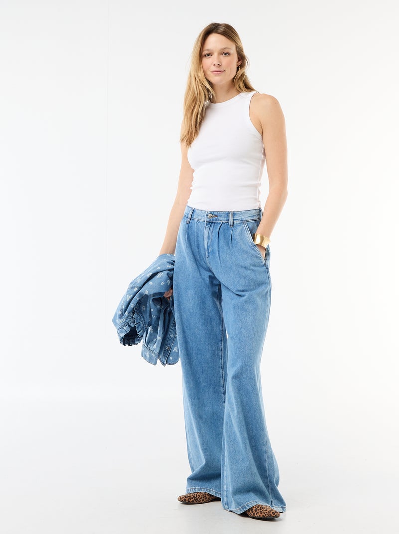 Débardeur à emmanchures américaines Blanc - Kiabi