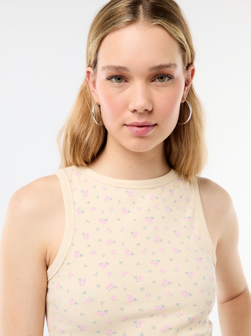 Débardeur à emmanchures américaines Jaune - Kiabi