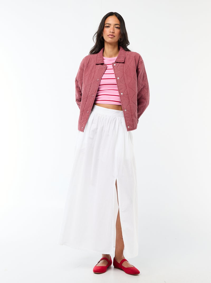 Débardeur à emmanchures américaines Rose - Kiabi