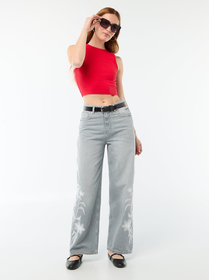 Débardeur à emmanchures américaines Rouge - Kiabi