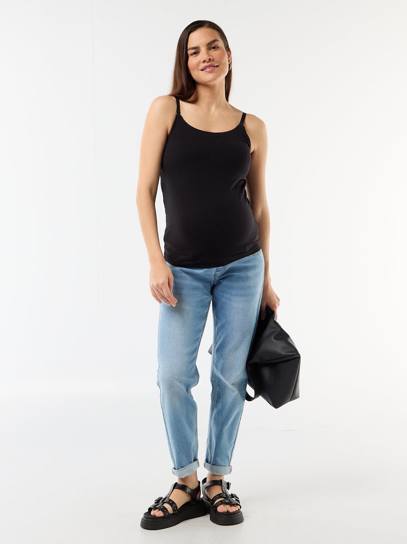 Débardeur d'allaitement Noir - Kiabi