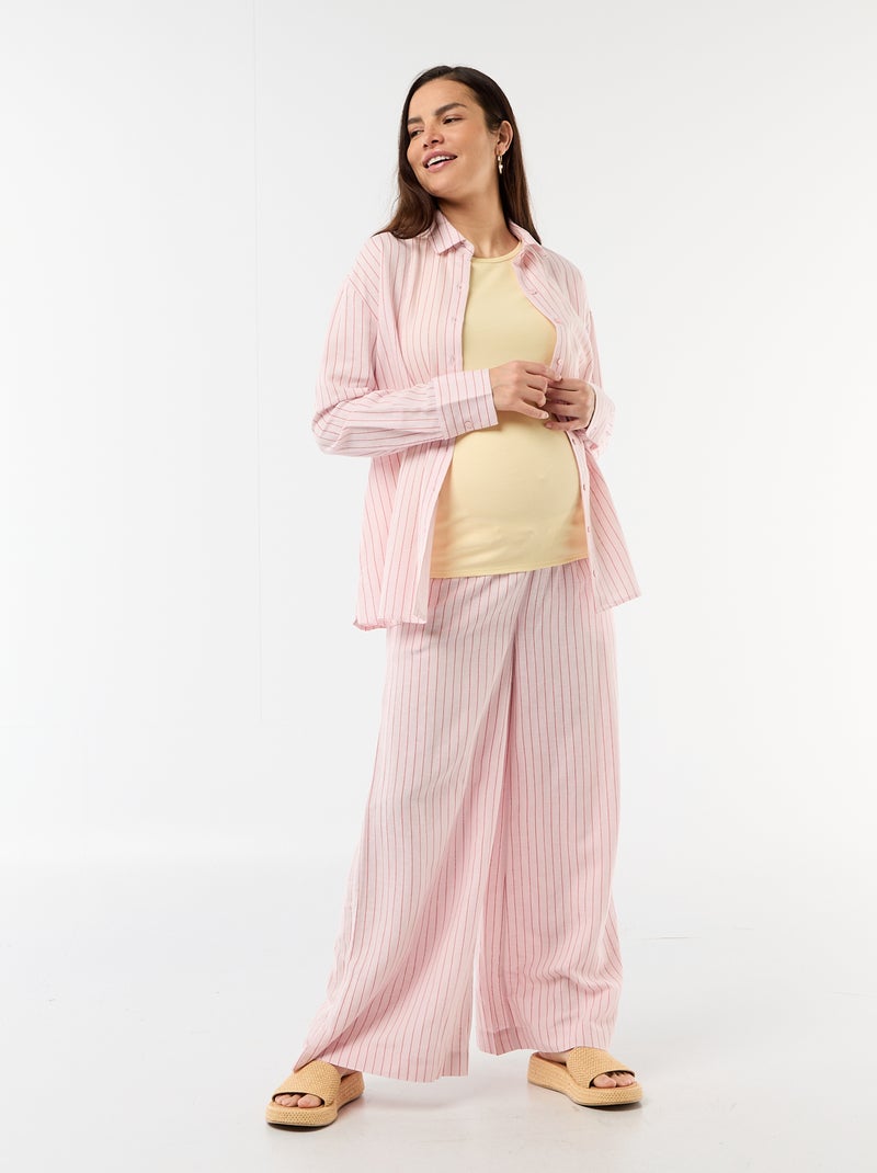 Débardeur de grossesse à emmanchures américaines Jaune - Kiabi