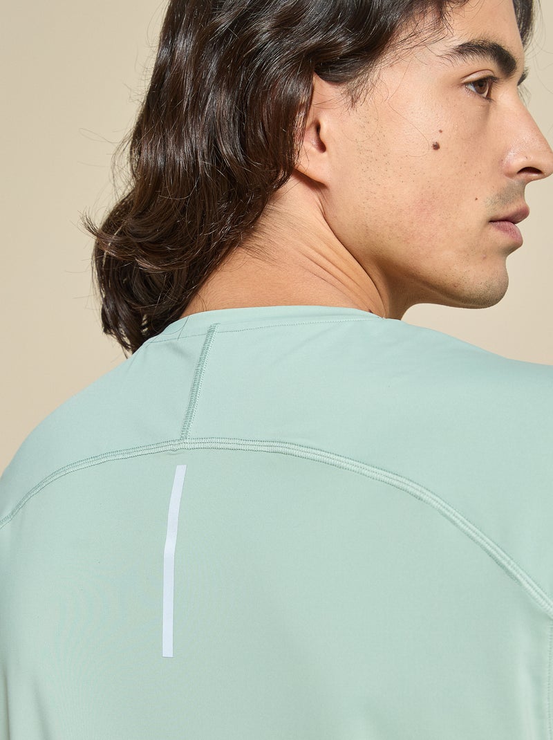 Débardeur de sport avec mesh sur côtés - (ekstract) Vert - Kiabi