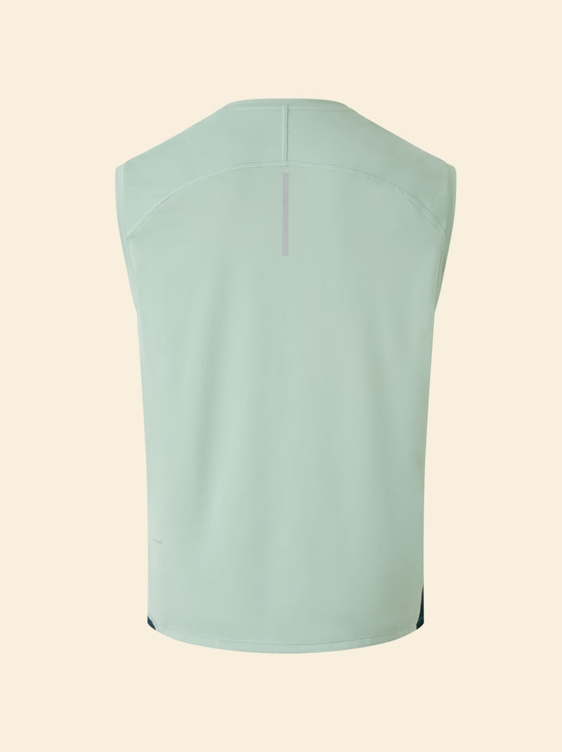 Débardeur de sport avec mesh sur côtés - (ekstract) Vert - Kiabi