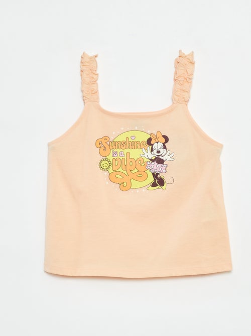 Débardeur 'Disney' avec bretelles volantées - Kiabi
