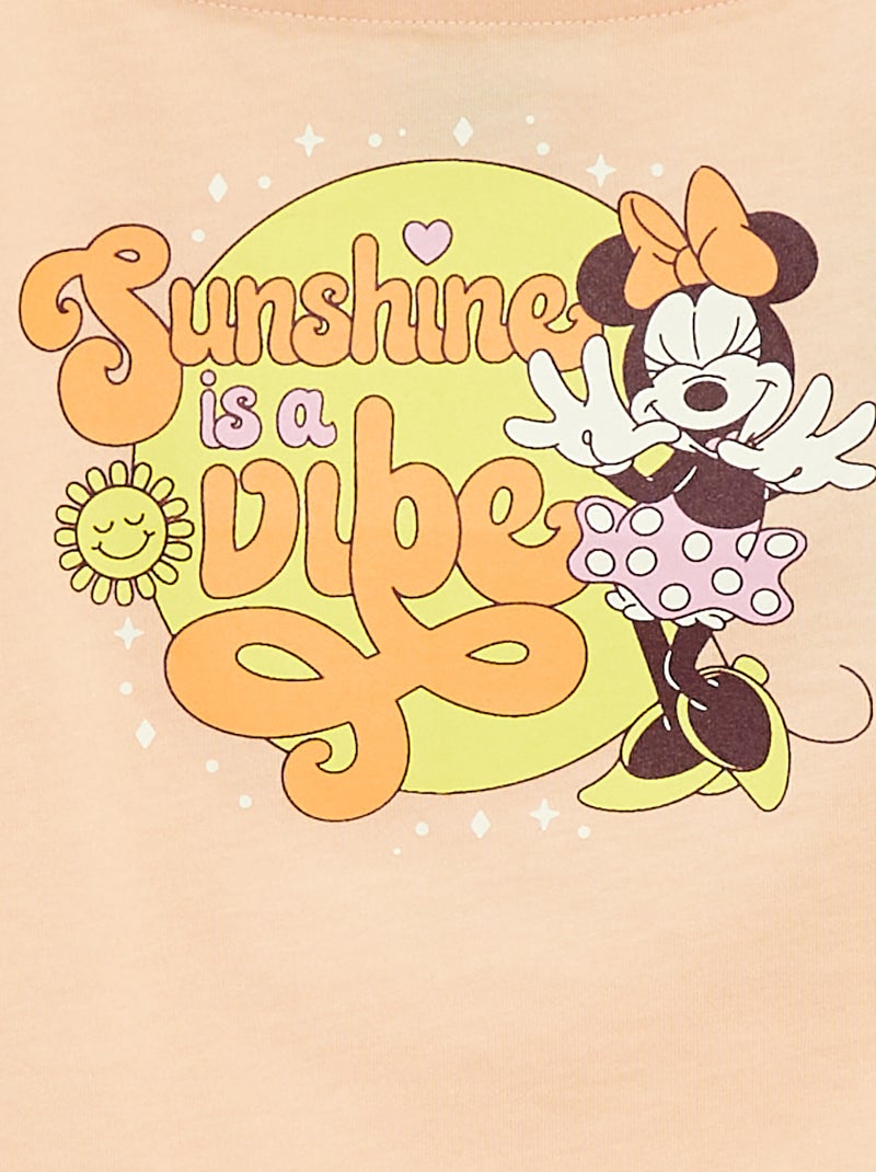 Débardeur 'Disney' avec bretelles volantées Orange - Kiabi