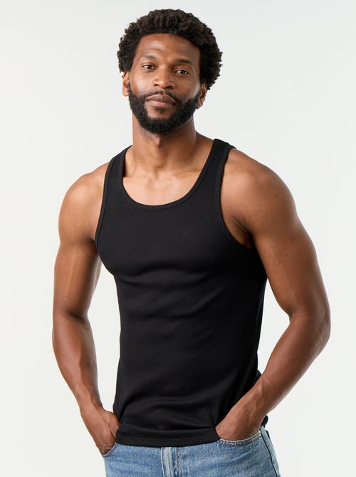 Débardeur en coton à col rond pour homme - Kiabi Débardeur en coton à col rond pour homme - Kiabi