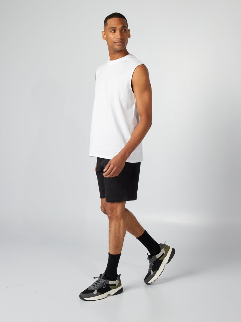 Débardeur en coton Blanc - Kiabi